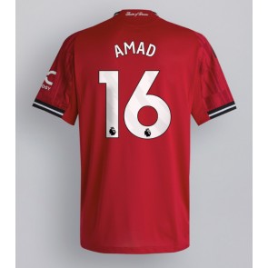 Manchester United Amad Diallo #16 Hemmatröja 2025-26 Kortärmad